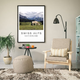 旅行ポスター、スイス牛、カスタマイズ ポスター