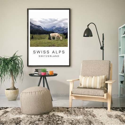 旅行ポスター、スイス牛、カスタマイズ ポスター