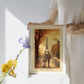 旅行ポスター、パリのロマンスカスタマイズ可能 ポスター