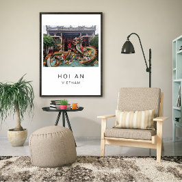 旅行ポスター、ホイアンベトナム、カスタマイズ可能 ポスター