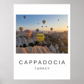旅行ポスター、Cappadocia Turkey、カスタマイズ ポスター (正面)