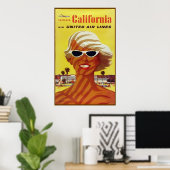 旅行ポスターCalifornia ポスター (ホームオフィス)