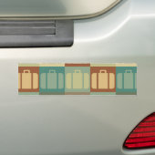 旅行ポップアート バンパーステッカー (車上)