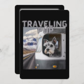 旅行ポープポストカードフラットホリデーカード シーズンカード (正面/裏面)