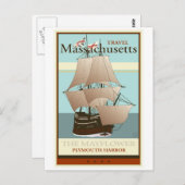 旅行マサチューセッツ ポストカード (正面/裏面)