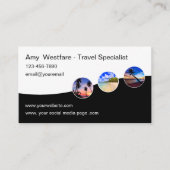 旅行モダン代理店専門家 名刺 (正面)