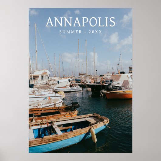 旅行モダン先フォトキープサケ ポスター (正面)