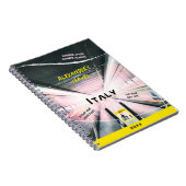 旅行モダン引用文あなたの写真名日記 ノートブック (右側)