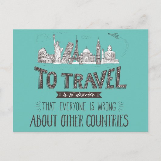 旅行ユニークはがき ポストカード (正面)