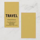旅行ユニーク代理店名刺 名刺 (正面/裏面)