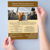 旅行ユニーク業者 チラシ (手)