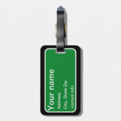 旅行ライト ラゲッジタグ (裏面縦)