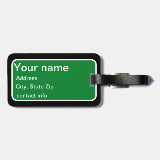 旅行ライト ラゲッジタグ (裏面横)