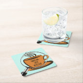 旅行ラテ探偵団 スクエアペーパーコースター (インサイチュ)