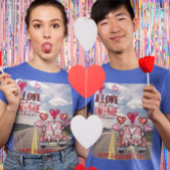 旅行ラブライク格言その他ハッピーバレンタインデー Tシャツ