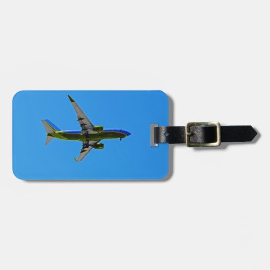 旅行ラベルの飛行機 ラゲッジタグ (正面横)