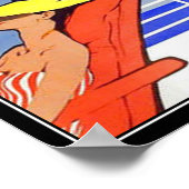 旅行リラックスヴィンテージポスター ポスター (角)