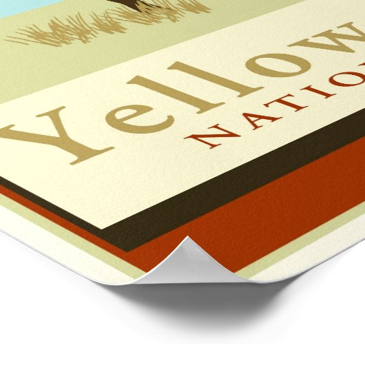 旅行ワイオミング ポスター (角)