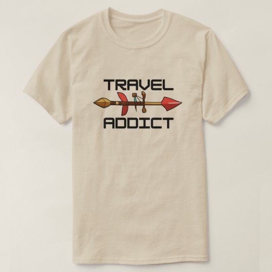 旅行中毒性Tシャツ Tシャツ (デザイン正面)