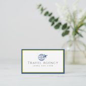 旅行代理モダン業者名刺 名刺 (スタンド正面)