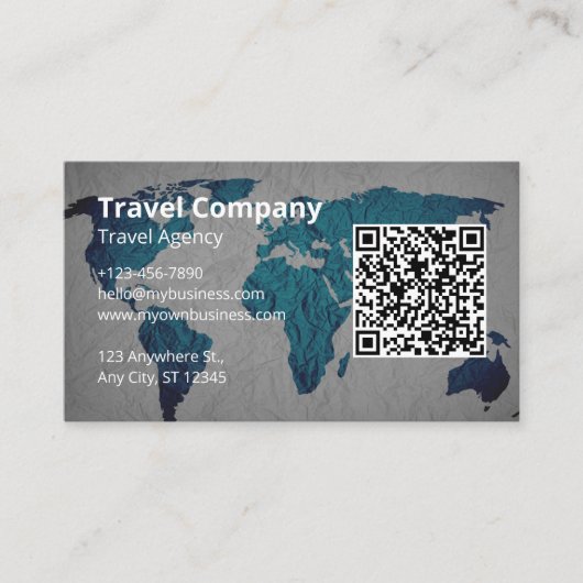 旅行代理会社 名刺 (正面)