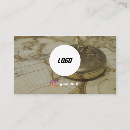 旅行代理会社 名刺 (裏面)