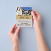 旅行代理店のクラクフのワエル大聖堂広告。 チラシ (手)