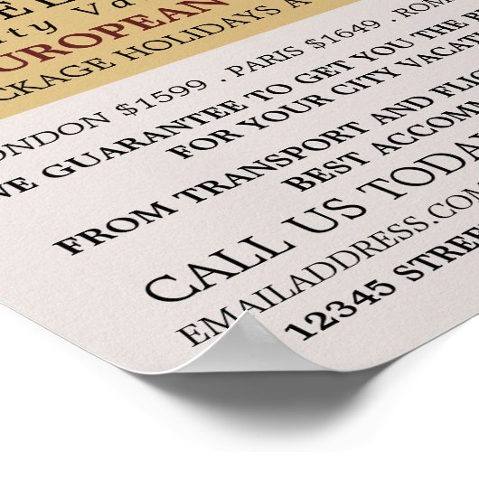 旅行代理店のクラクフのワエル大聖堂広告。 ポスター (角)