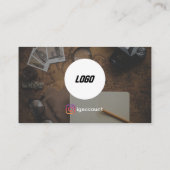 旅行代理店のロゴ 名刺 (裏面)