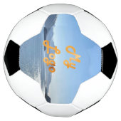 旅行代理店の休暇の観光フォトロゴ サッカーボール (回転)