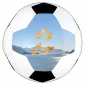 旅行代理店の休暇の観光フォトロゴ サッカーボール (正面)