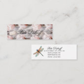 旅行代理店の休暇の観光写真 スキニー名刺 (正面/裏面)