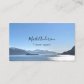 旅行代理店の休暇ガイドフォト 名刺 (正面)