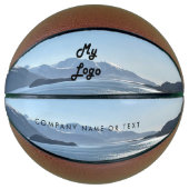 旅行代理店の休暇ツーリズム写真ビジネスのロゴ バスケットボール (正面)