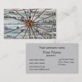 旅行代理店の名刺のテンプレート 名刺 (正面/裏面)