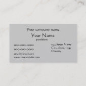 旅行代理店の名刺のテンプレート 名刺 (裏面)