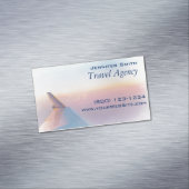 旅行代理店の名刺の磁石 マグネット名刺 (インサイチュ)