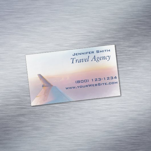 旅行代理店の名刺の磁石 マグネット名刺 (インサイチュ)