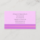 旅行代理店の名刺テンプレート 名刺 (裏面)