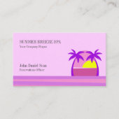 旅行代理店の名刺テンプレート 名刺 (正面)