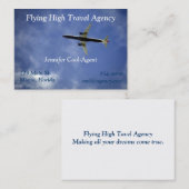 旅行代理店の名刺 名刺 (正面/裏面)