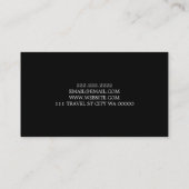 旅行代理店の名刺 名刺 (裏面)