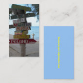 旅行代理店の名刺 名刺 (正面/裏面)