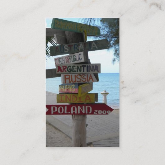 旅行代理店の名刺 名刺 (正面)