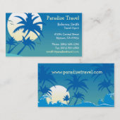 旅行代理店の名刺 名刺 (正面/裏面)