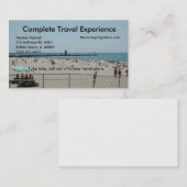 旅行代理店の名刺 名刺 (正面/裏面)