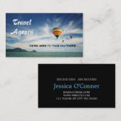 旅行代理店の名刺 名刺 (正面/裏面)