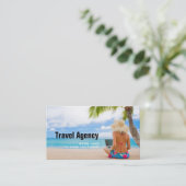 旅行代理店の名刺 名刺 (スタンド正面)
