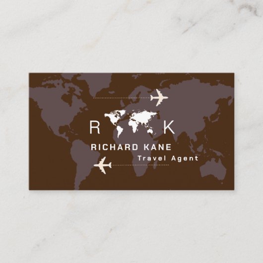 旅行代理店の名刺 名刺 (正面)