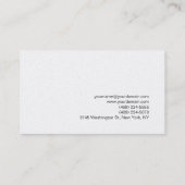 旅行代理店の名刺 名刺 (裏面)